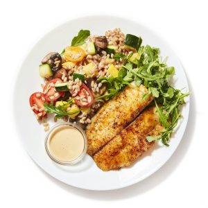 Lemon Baked Tilapia with Cajun Cream Sauce - 4 Pack